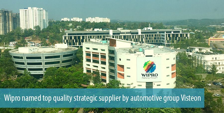 Wipro named top quality strategic supplier by automotive group Visteon