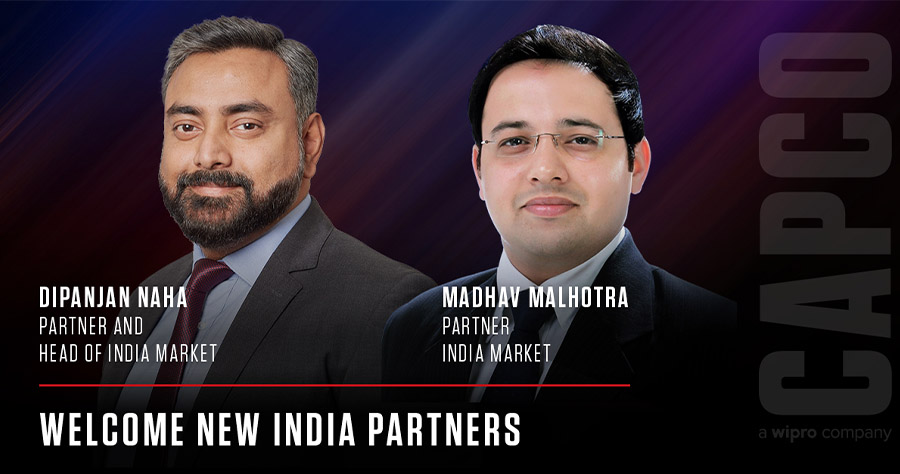 Capco appoints leaders Dipanjan Naha and Madhav Malhotra