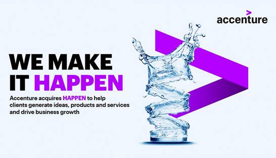 Accenture buys digital innovation consultancy Happen