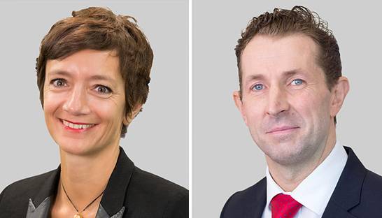 Axelle Paquer and Eric Conway regional leaders at BearingPoint