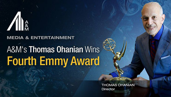 Alvarez & Marsal's Tom Ohanian wins fourth Emmy 