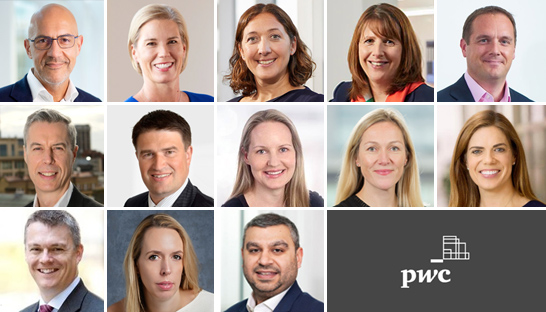 Meet PwC's new 13-person Management Board for the UK