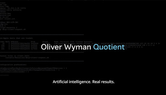 Oliver Wyman brings AI offerings together under one roof: Quotient