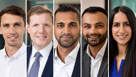 Barnett Waddingham promotes five members to partner
