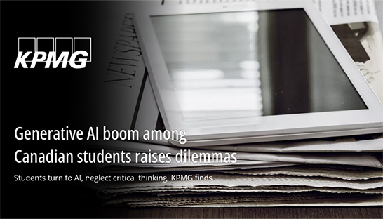 Students’ reliance on AI attacking critical thinking, KPMG survey finds 
