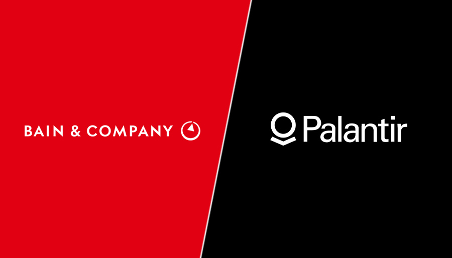 Bain expands partnership with Palantir 