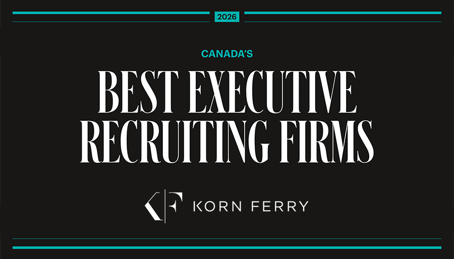 Korn Ferry named Canada’s Best Executive Recruiter by Forbes